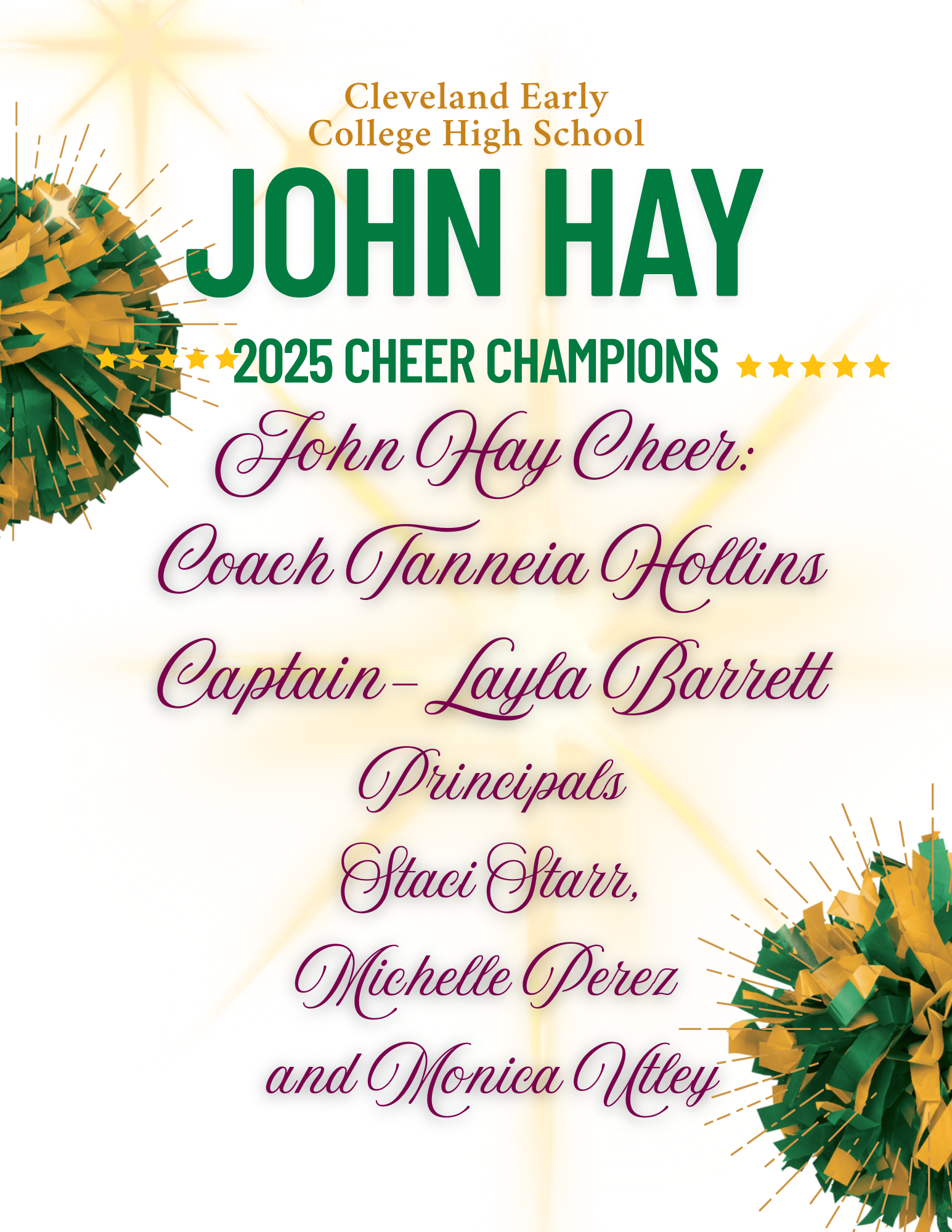  JHS Cheer Champs Leaders